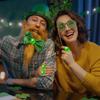 NUDALA 24 Pack Green Light Up Star Rings Glow in the Dark Party Flashing LED Jelly Finger Rings for St. Patrick's Day, Halloween,Christmas,Concert,Goodie Bag Fillers,Raves view 4