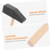 BESPORTBLE 5pcs Boys and Girls Mini Craft Hammer Toys Wooden Hammer Toys for Toddlers Safe Mallet for Creative Play and Building Blocks view 3