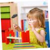BESPORTBLE 5pcs Boys and Girls Mini Craft Hammer Toys Wooden Hammer Toys for Toddlers Safe Mallet for Creative Play and Building Blocks view 4