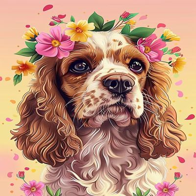 1000 Piece Adult Jigsaw Puzzle - Painted Cute Dog Wooden Rounded Corner Multi-Color Jigsaw Puzzle, Zero Dust Easy Storage, DIY Unique Decorative Gifts for Beginners