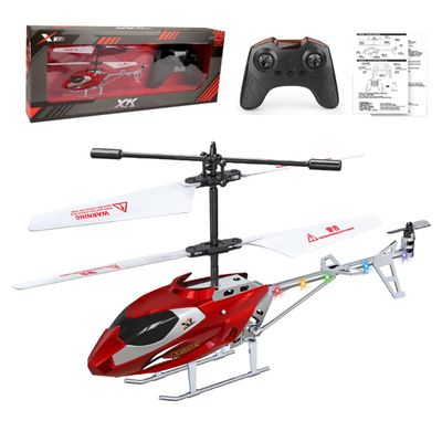 Actualia Remote Control Helicopter with LED Lights, 2.5CH RC Helicopter with Gyroscope Stabilization, RC Aircraft Model Gift for Adult & Beginners