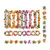 ULTECHNOVO Hawaii Lei Kit Flower Necklace Headband Bracelet Options Hawaiian Decor for Parties Dance Beach Events view 1
