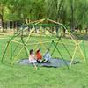 BKNROIHB 12ft Geometric Dome Climber Play Center for Kids - Rust & UV Resistant Steel - Supports 1000 LBS(Green Yellow) view 3