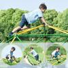BKNROIHB 12ft Geometric Dome Climber Play Center for Kids - Rust & UV Resistant Steel - Supports 1000 LBS(Green Yellow) view 4