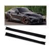 Compatible For Lexus RC350 RC300 F 2015-2022 78.7" Side Skirt Splitter Spoiler Lip Rocker Panel Extensions Body Kit Car Bumpers(Black) view 1