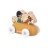 Janod - Mountain Valley - Wooden Carriage - Rider Cross Roads - Early Learning Toy - Develops Motor Skills - Water-Based Paint Coated FSC Wood Toy - 12+ Months, J05941 view 1