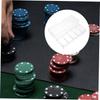 Toyvian 2pcs Poker Chip Rack with Lid Storage Organizer for Chips Easy to Carry Lightweight Design for Tournaments Tidy and Sorted Compartments view 4