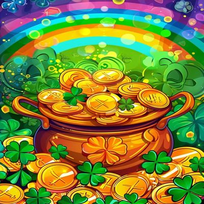 1000 Piece Adult Jigsaw Puzzle - St. Patrick's Gold Coin Wooden Rounded Corner Multi-Color Jigsaw Puzzle, Zero Dust Easy Storage, DIY Unique Decorative Gifts for Beginners