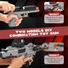 Spcozgil Soft Bullet Two Modes Toy Gun Shell Ejecting with 80 Soft Bullets 40 Shells, Realistic Gray Toy Guns, Shooting Play Gun view 2
