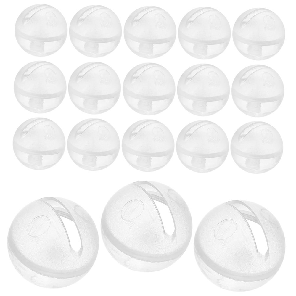 DECHOUS 30pcs Noise Maker Bells Bright Rattle Balls for Sensory Toys Toys Stuffed Animal Rattle Replacement Interactive Play Doll Repair Tool
