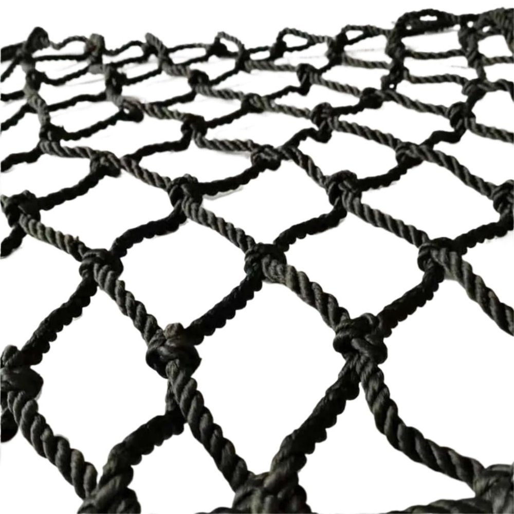 88JUNYh Balcony Safety Net Garden Anti Fall Safety Net Balcony Window Staircase(1Mx5M,Dia 8MM Grid10x10CM)