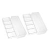 DECHOUS 2Pcs Poker Chips Rack with Lids Transparent Storage Organizer for Chips Material Poker Chips Box for Home Game Nights and Parties view 1