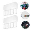 DECHOUS 2Pcs Poker Chips Rack with Lids Transparent Storage Organizer for Chips Material Poker Chips Box for Home Game Nights and Parties view 3