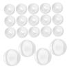 HANABASS 30pcs Sensory Rattle Toys Squeaky Balls Inserts Stimulating Puppet Play Rattle Doll Making Supplies Hearing Enhancement Toy Bright Colors Balls for Pet view 1