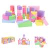 BESPORTBLE 52pcs Stackable Eva Building Blocks for Toddlers Soft Geometric Shapes Educational Toy for Early Learning and Cognitive Development view 3