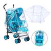 BIUDECO Clear Windproof Stroller Rain Cover with Zipper for Stroller Accessories Durable Material for All Weather Protection view 4