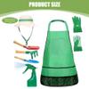 Kids Gardening Kit, 7PCS/Set Toddler Gardening Set with Sun Hat, Apron, Sprayer, Gloves, Rake, Trowel and Shovels, Garden Tools for Kids Height 45.28-57.09 Inch Toddler Tools view 3