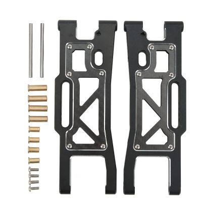 EVTSCAN RC Front Swing Arm High Strength Shock Absorption Suspension RC Arm Sledge 1/8 Truck 95076 4 (Black)