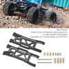 EVTSCAN RC Front Swing Arm High Strength Shock Absorption Suspension RC Arm Sledge 1/8 Truck 95076 4 (Black) view 3
