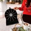 CarpNettore Rotating Wheel Drinking Game with Stand Erasable Tabletop Fortune Wheel Turntable Game for Commercial Bar Party Supplies Pub view 4