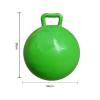 Kids Exercise Bouncing Ball with Easy Grip Handle, 440mm Ball for Indoor Outdoor Use, School PE Activity Toy That Develops Motor Skills (Green) view 3