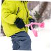 BESPORTBLE 2pcs Portable Snowfield Toy Clips for Shape Maker Tool for Boys and Girls Handle Design for Outdoor Fun and Fights view 4