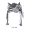 YARNOW Kids Elephant Hat Grey Cartoon Animal Pattern Warm for Toddlers and Adults view 3