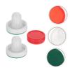 Abaodam 2sets Air Hockey Pucks and Paddles Includes White and Red Pucks for Rooms and Family Entertainment view 3
