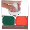 Abaodam 2sets Air Hockey Pucks and Paddles Includes White and Red Pucks for Rooms and Family Entertainment view 4