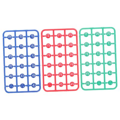 HANABASS 49pcs Entertainment Balls Party Raffle Balls Bingo Only Lottery for Entertainment Bingo
