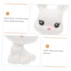 CIYODO Miniature Rabbit Decor Garden Ornament Rabbit Shape Decor Bunny Ornament view 3