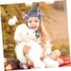 BRIGHTFUFU Kids Animal Hat Grey Elephant Cap Funny Hats for Children Toddlers Boys view 2