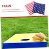 4pcs Bean Bag Toss Game for Boy Girl Parent-boy Girl Interactive Toy for Fun Canvas Design Coordination and Concentration Skills view 3