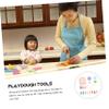 HANABASS 1set Boy Girl Molds Set Non- for Creative Imagination Includes Hamburger Maker Accessories for Safe Fun Learning Activities view 4