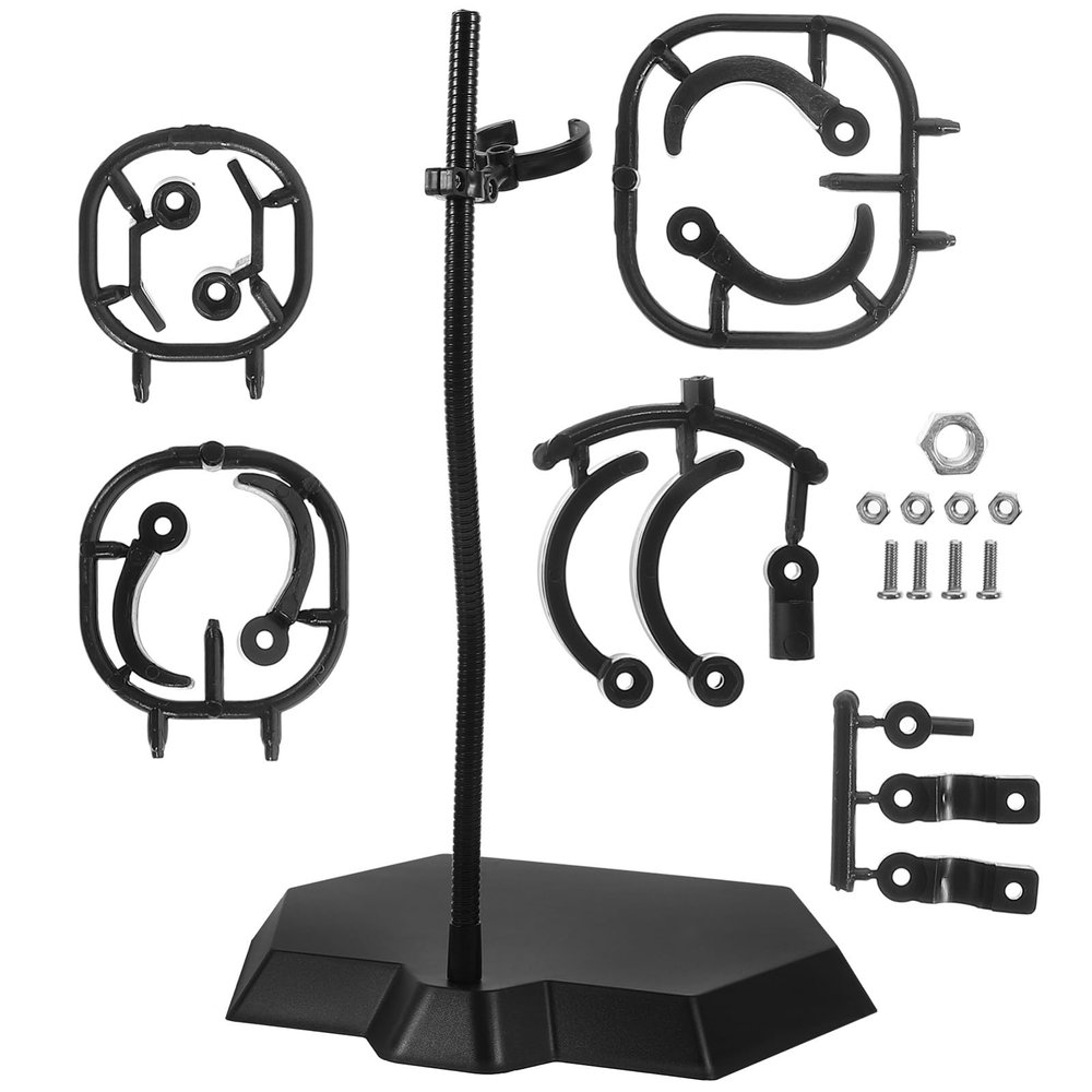 LIOOBO Doll Stand Display Holder 6''-12'' Adjustable Displaying Figure Stand for Collectible Models