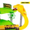 Dickie Toys - Jungle Garage Car Race Track (50 x 55 x 32 cm) with Metal Toy Car - Parking Garage on 3 Floors with Lift and Tunnel, Toy Highway for Children from 3 Years view 4