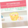 CIYODO 1set Artificial Plastic Decorations of Graffiti Painting Toys Basket for Creative Easter Decorating for Boys and Girls Art Projects and Play Activities view 3