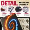 1080 Pockets Card Binder 9 Pocket, Trading Card Binder with 60 Page Removable Sleeves, Zipper Card Book Album Holder[PROTECTIVE][PLEASANT TOUCH SURFACE] Fire Ring view 2