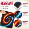 1080 Pockets Card Binder 9 Pocket, Trading Card Binder with 60 Page Removable Sleeves, Zipper Card Book Album Holder[PROTECTIVE][PLEASANT TOUCH SURFACE] Fire Ring view 4