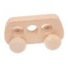 ULDIGI Wooden Push Car for Newborns Smooth Hand Grip Natural Push Car for Developmental Play and Fine Motor Skills view 1