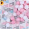 Gatuida 100pcs Crush Ocean for Boy Girl Plastic White and for Pits Playhouses Pools and Educational Play view 2