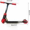 Jizlan 4Pcs Professional Finger Scooter Toy Alloy Metal for Use Fingerboard Obstacles Fingerboard Parks and Competitions, Skateboards Finger Boards, Alloy+Plastic view 2