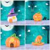 12pcs Halloween Ornaments Cute Miniature Pumpkins Ghosts for Dollhouse Decor Creative Landscape Decorations for Halloween Atmosphere view 3