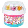 Axolotl Rainbow - Cloud Textured Slime - Handmade in USA - Dope Slimes - Pink/Blue/Yellow - 8 fl/oz view 2
