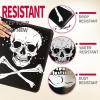 1080 Pockets Card Binder 9 Pocket, Trading Card Binder with 60 Page Removable Sleeves, Zipper Card Book Album Holder[PROTECTIVE][PLEASANT TOUCH SURFACE] Skull view 4