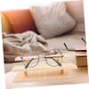 TOPPERFUN Display Rack for Sunglasses and Collectibles Double-layer Organizer Stand for Dolls and Models Sturdy Construction for Use view 2