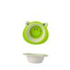 OKUMEYR Unbreakable Dinnerware for Boys and Girls Bamboo Fiber Bowl Set Toddler Snack Utensil Set Lids (frog) view 1