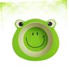 OKUMEYR Unbreakable Dinnerware for Boys and Girls Bamboo Fiber Bowl Set Toddler Snack Utensil Set Lids (frog) view 3