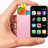 Becindy Mini Smartphone XS15,3G 3.0 Inch HD 2GB+16GB Android 8.1 1000mAh Dual Sim Quad Core Mini Phone Child Gift Small Phone Student Pocket Cellphone (Pink) view 1