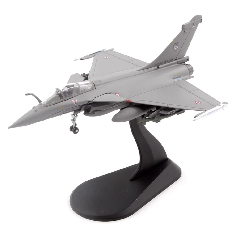 CHICHIYANG 1:100 Scale French Air Force Rafale C Libya War Fighter Model Alloy Die-cast Fighting Airplane Jet Aviation Collectibles
